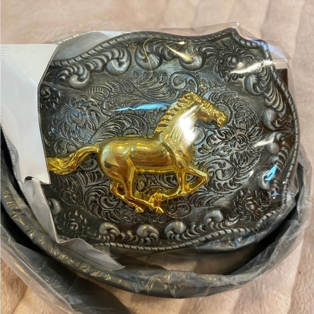 Leather belt